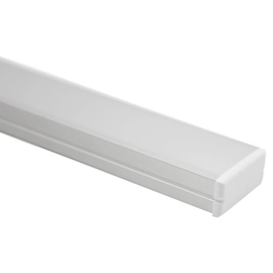 Led profiel 1 meter opbouw breed laag 10 mm