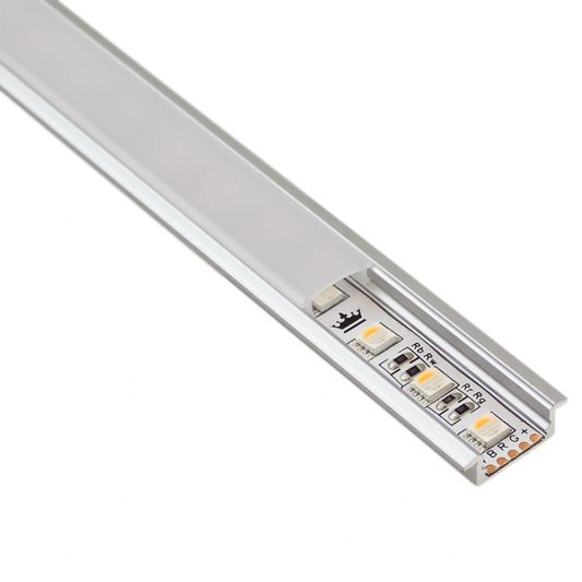 Led profiel 3 meter inbouw laag 8 mm slim line