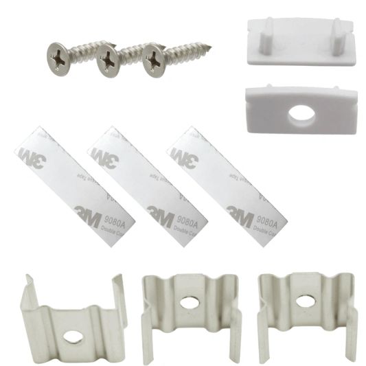 Led profiel 3 meter opbouw laag 8 mm slim line