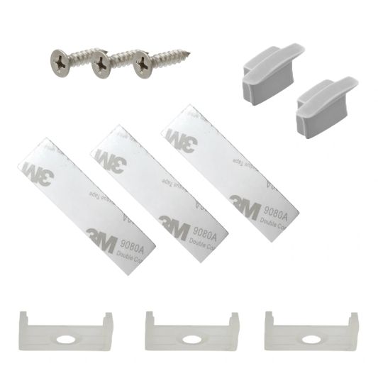 Led profiel breed inbouw laag 10mm 1 meter