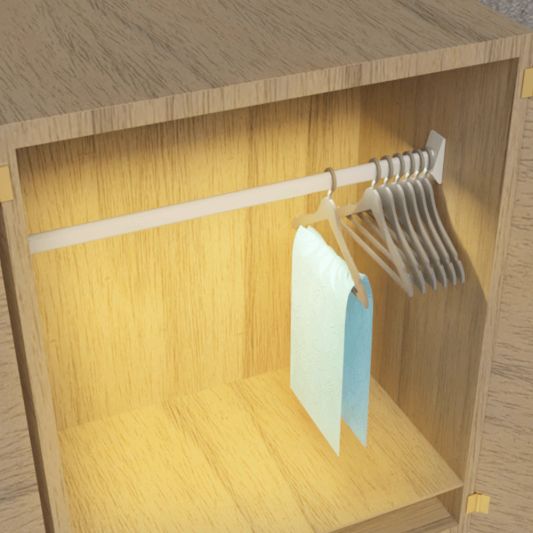 Led profiel garderobe kast verlichting 1 meter