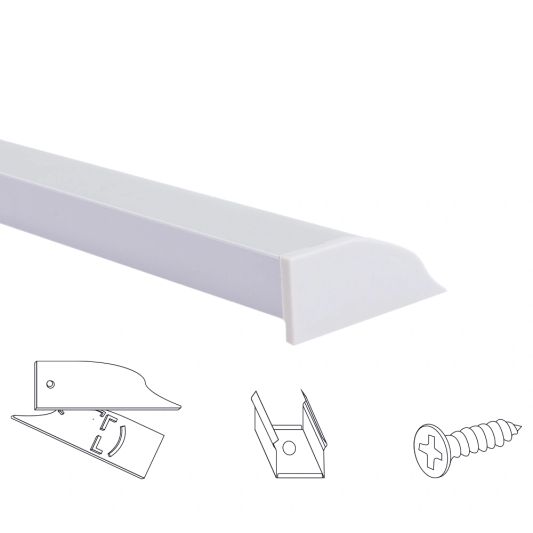 Led profiel up light muur profiel 1 meter