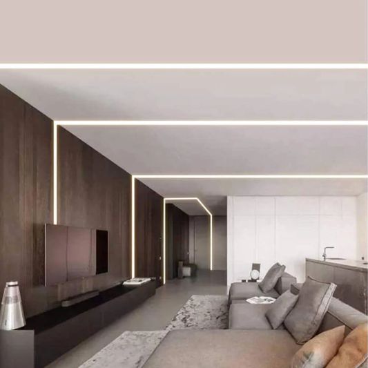 Led tegel profiel / led stuc profiel smal - Stucstop - 1 meter