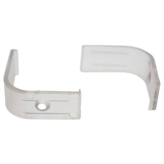 Ledstrip hoekprofiel 1 meter rechte afdekkap breed 30 mm