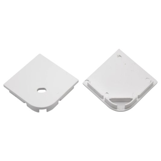 Ledstrip hoekprofiel 1,5 meter rechte afdekkap breed 30 mm