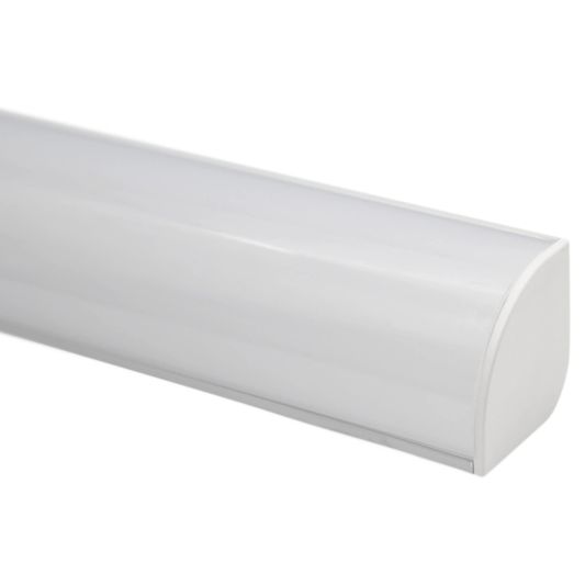 Ledstrip hoekprofiel 1,5 meter ronde afdekkap breed 30 mm
