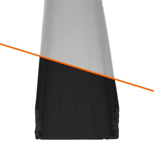 Los led profiel 1 meter 23 x 10 mm