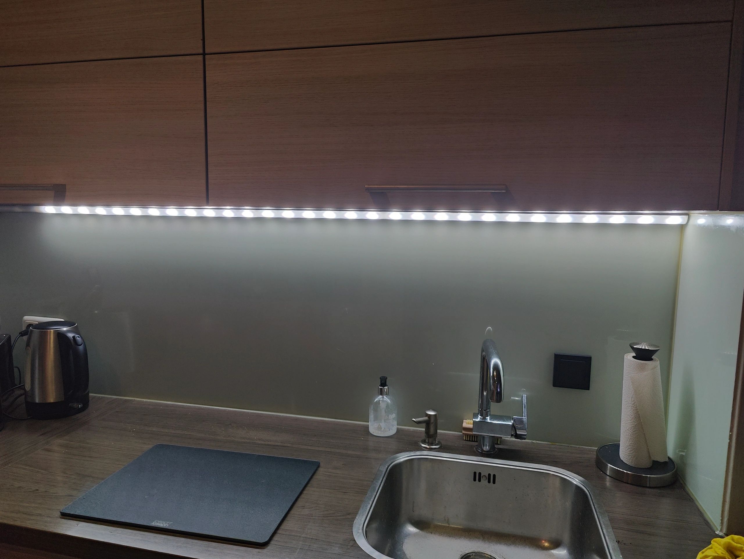 Ledstrip profiel hoek in zwart - Slim line - compleet inclusief afdekkap 2 meter