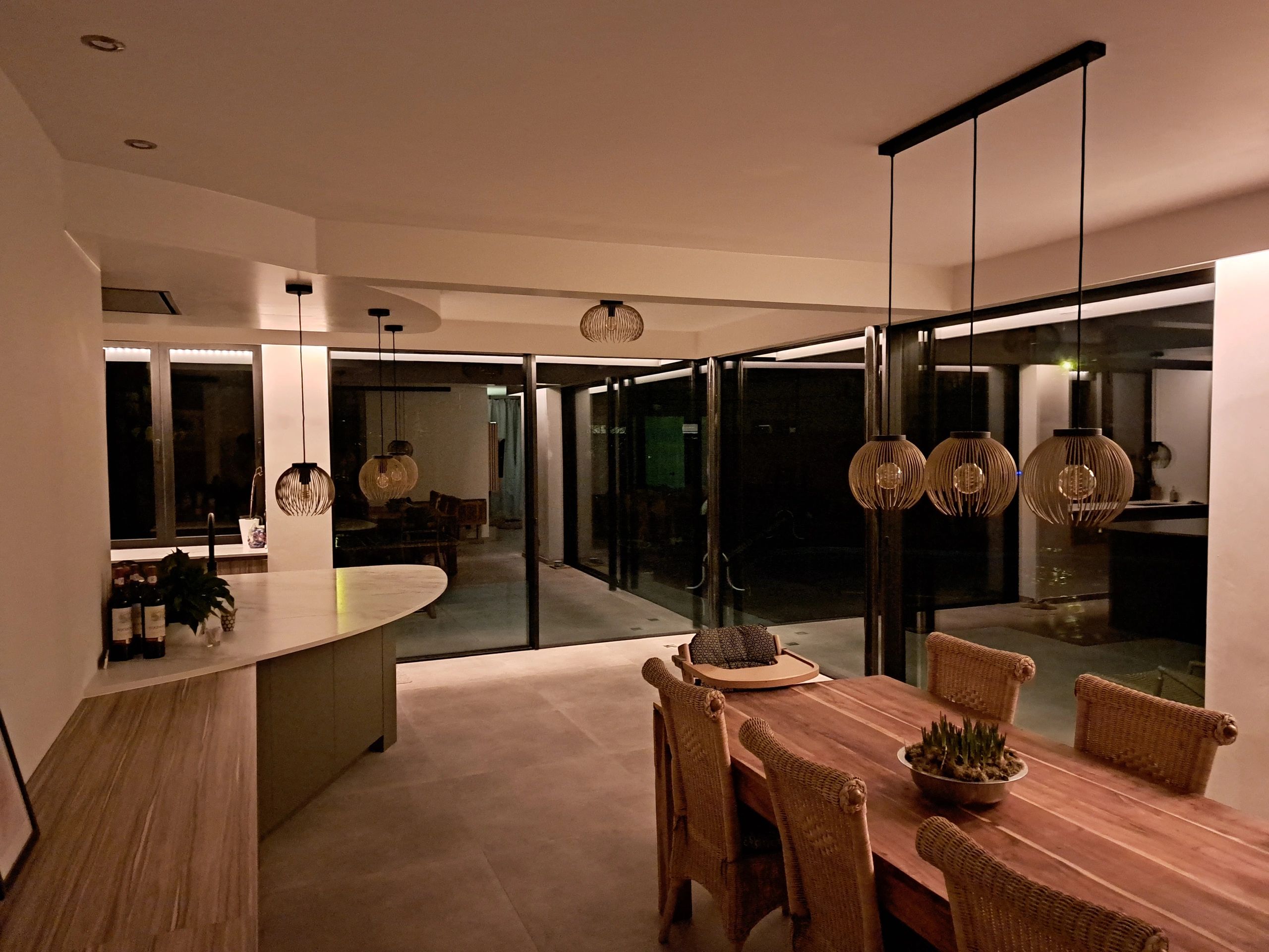 Led profiel 4 meter opbouw breed laag 10 mm