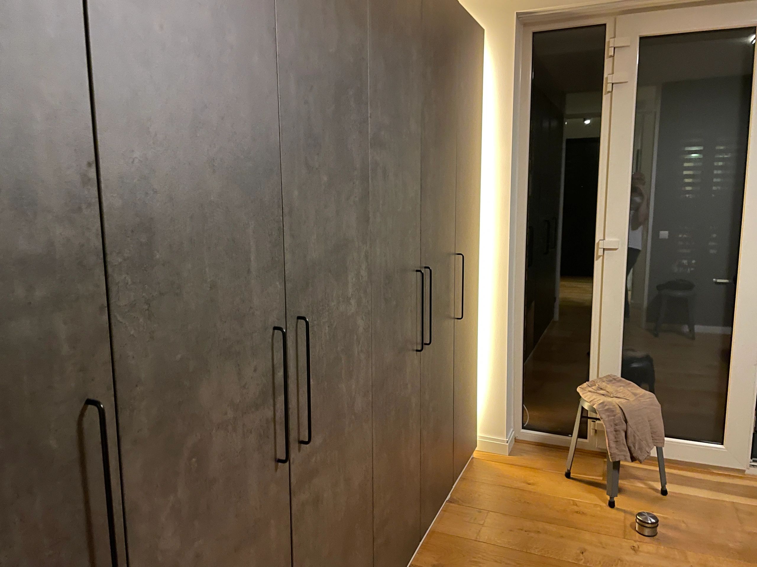 Ledstrip profiel hoek in zwart - Slim line - compleet inclusief afdekkap 2 meter