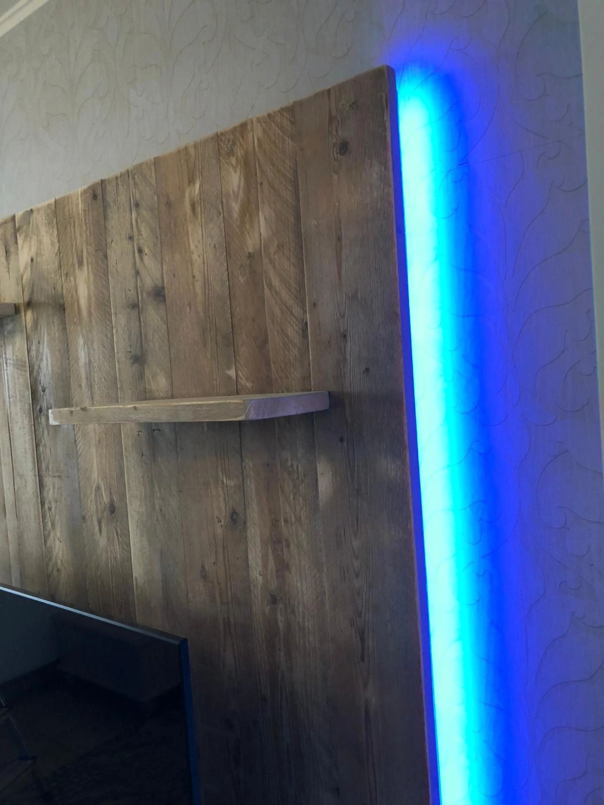 Aluminium ledstrip profiel zwart opbouw 2M - 15 mm hoog - compleet met afdekkap