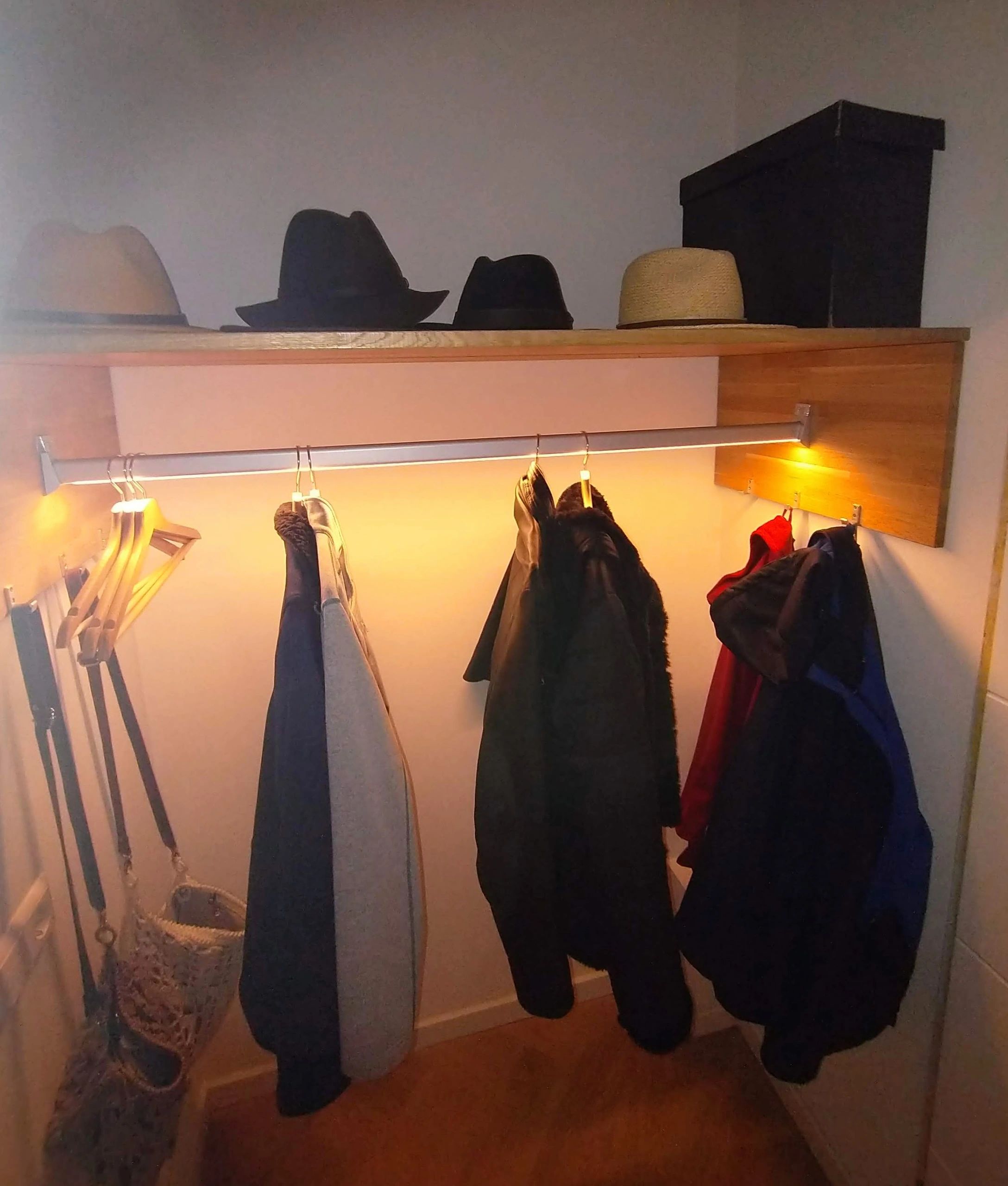 Led profiel garderobe kast verlichting 1,5 meter