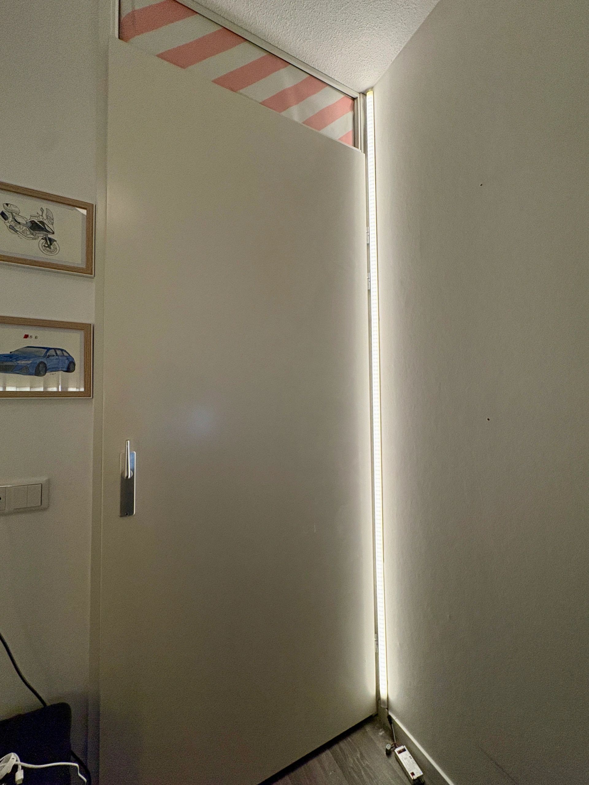 Ledstrip profiel hoek Slim line - compleet met afdekkap 3 meter