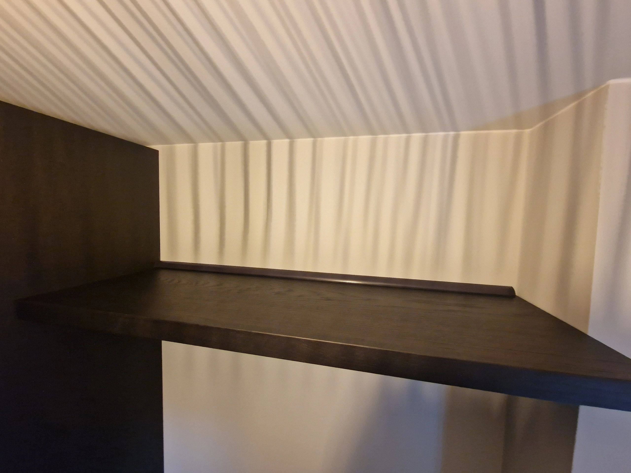 Ledstrip profiel hoek in zwart - Slim line - compleet inclusief afdekkap 1 meter